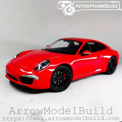 Picture of AeroModelBuild Porsche 911 GT3 (Red and Black Wheels Edition) Built & Painted 1/24 Model Kit