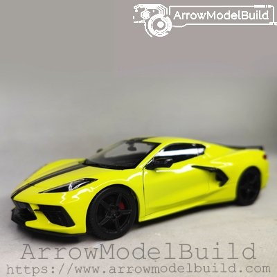 Picture of AeroModelBuild Chevrolet Corvette 2020 (Yellow) Built & Painted 1/24 Model Kit