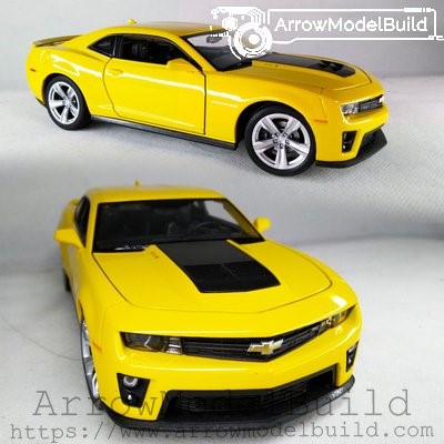 Picture of AeroModelBuild Chevrolet Camaro 2015 (Hornet Yellow) Built & Painted 1/24 Model Kit