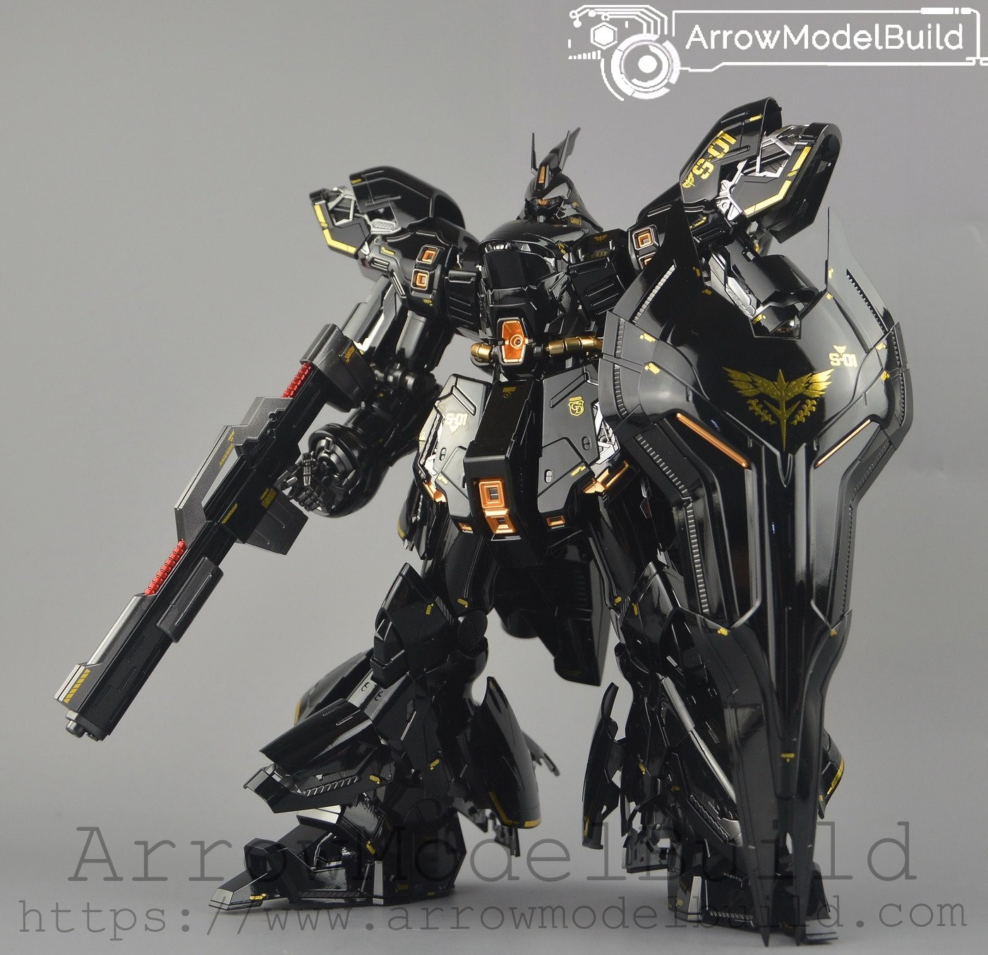 Picture of AeroModelBuild Sazabi Gundam (Custom Black) Built & Painted MG 1/100 Model Kit