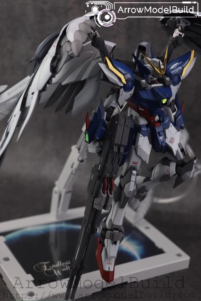Picture of AeroModelBuild Wing Gundam (Shaping with Stands) Built & Painted MG 1/100 Model Kit