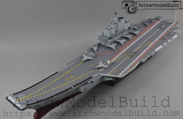 Picture of AeroModelBuild Aircraft Carrier Built & Painted 1/35 Model Kit