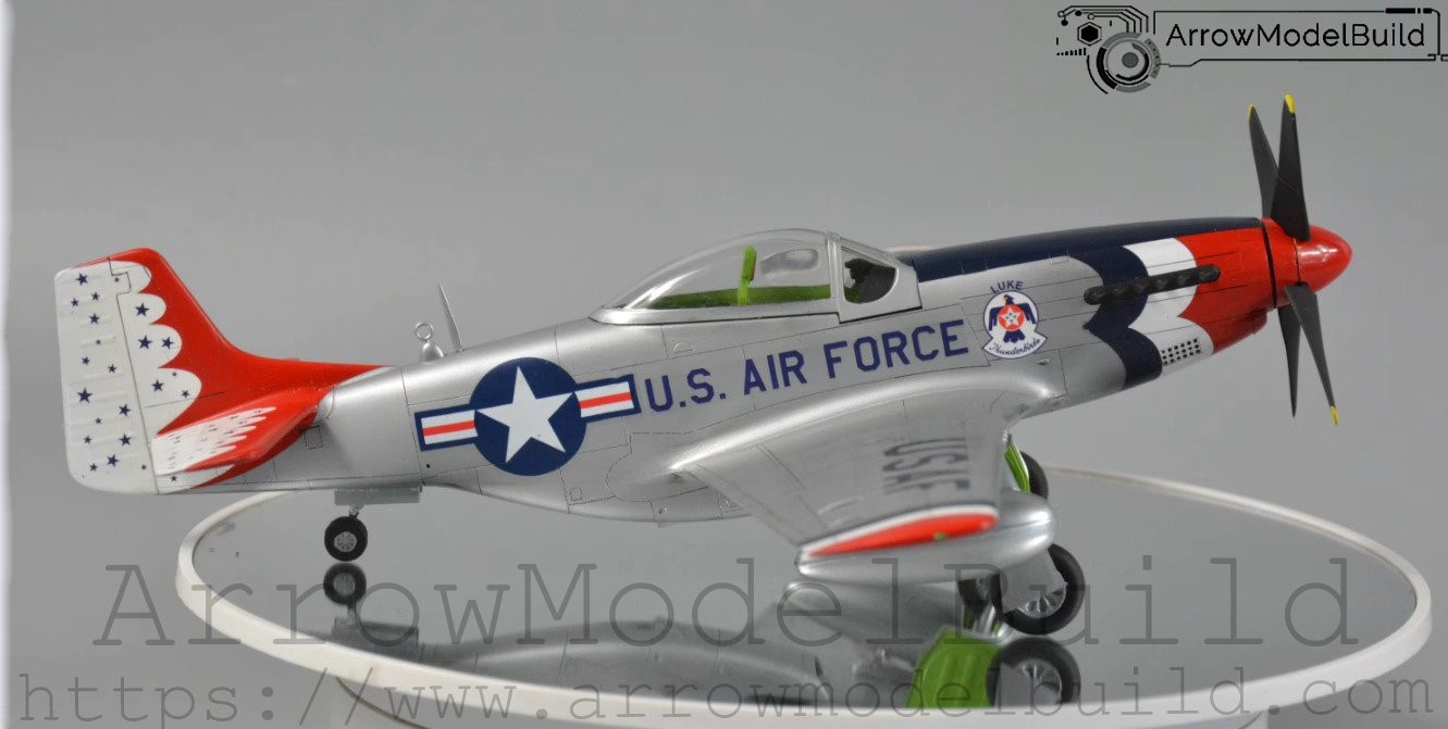 Picture of AeroModelBuild P-51 Mustang Fighter Built & Painted 1/48 Model Kit
