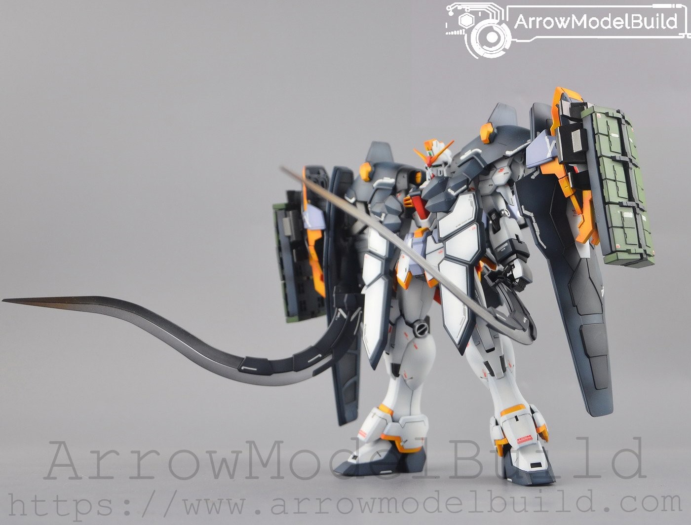 Picture of AeroModelBuild Sandrock Gundam EW with Armadillo and Missile Built & Painted MG 1/100 Model Kit