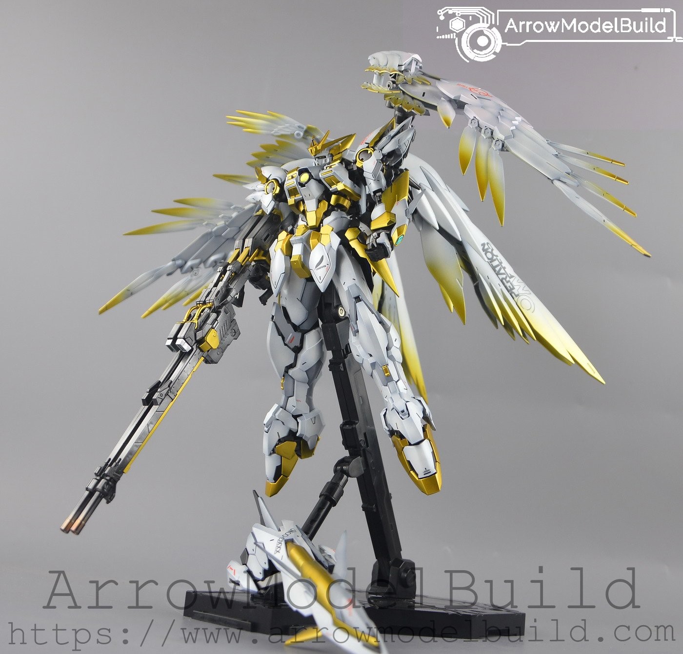 Picture of AeroModelBuild Wing Gundam Zero EW (Ver. Ka) 2.0 Built & Painted HIRM 1/100 Model Kit