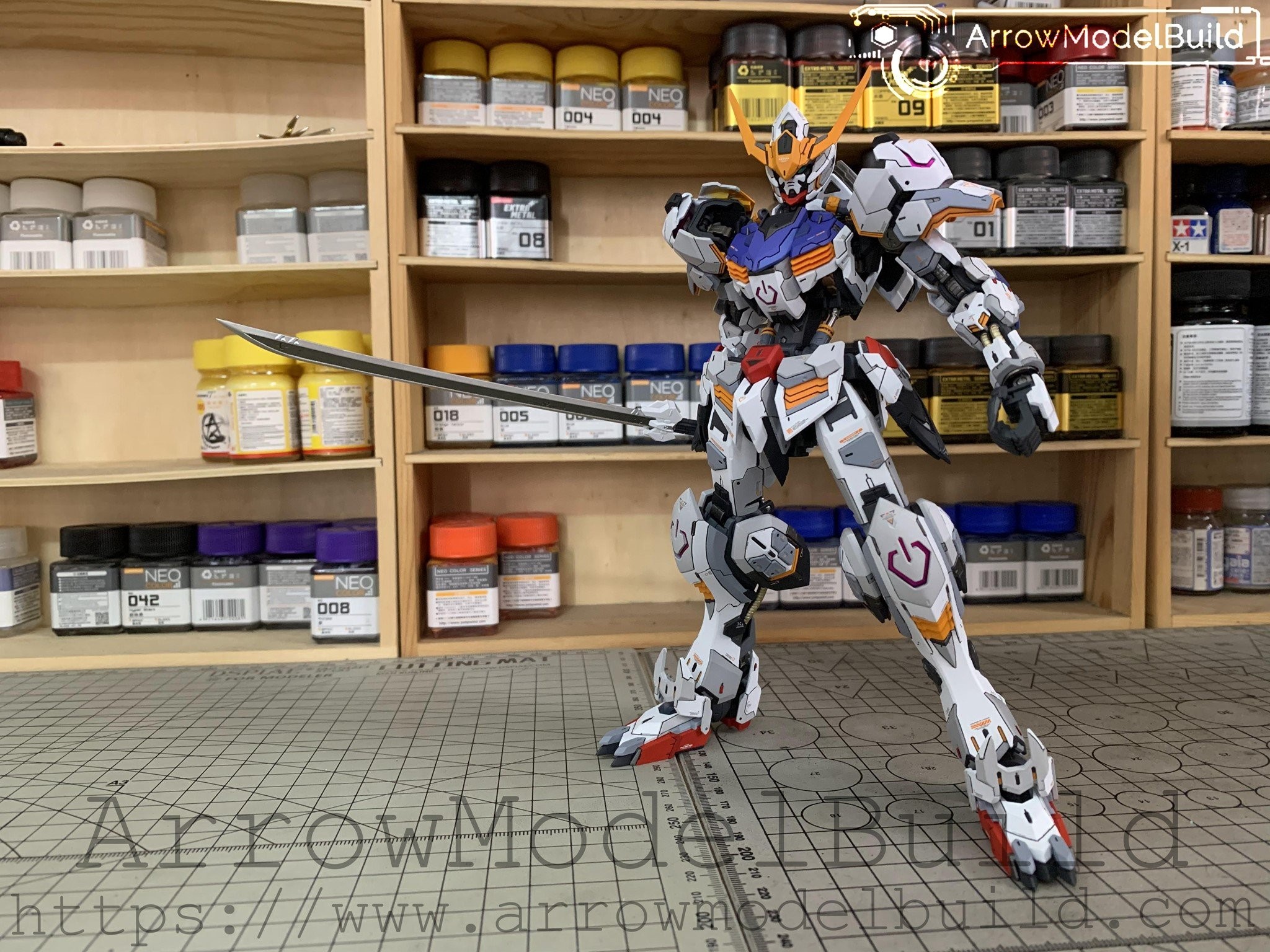 Picture of AeroModelBuild Barbatos Gundam (Version 3) Built & Painted 1/100 Resin Model Kit