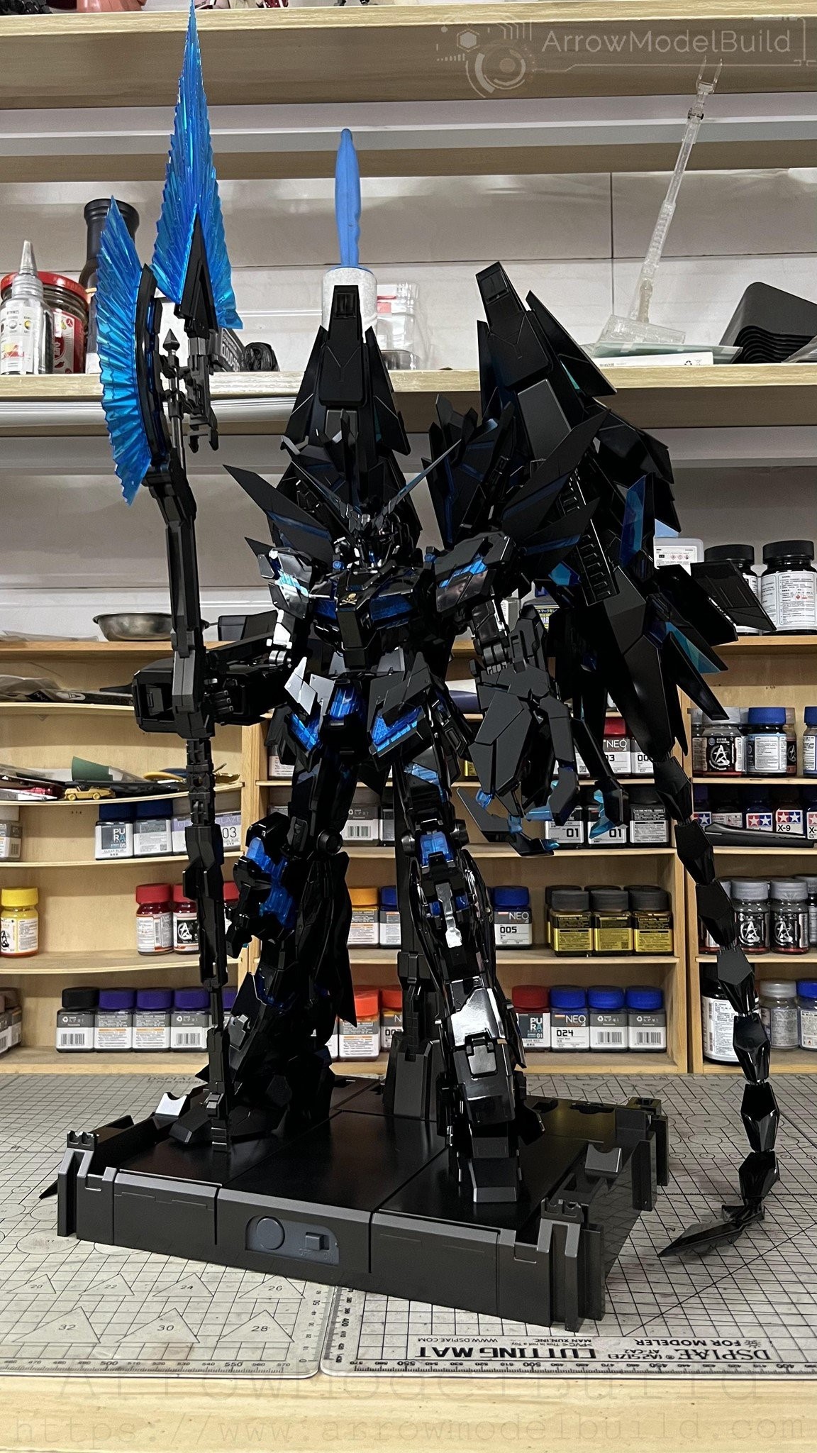 Picture of AeroModelBuild Unicorn Perfectibility (Black Ver) Built & Painted PG 1/60 Model Kit