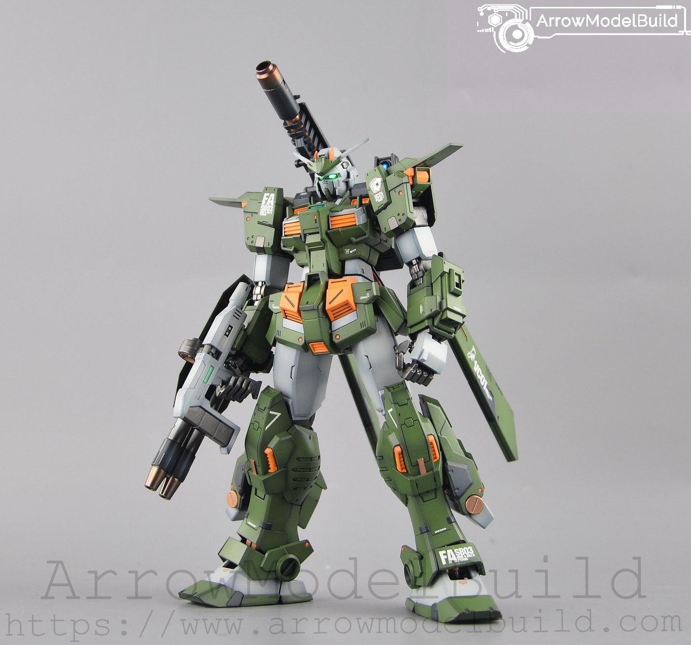 Picture of AeroModelBuild Gundam Stormbringer FA GM Turbulence Built & Painted MG 1/100 Model Kit with LED