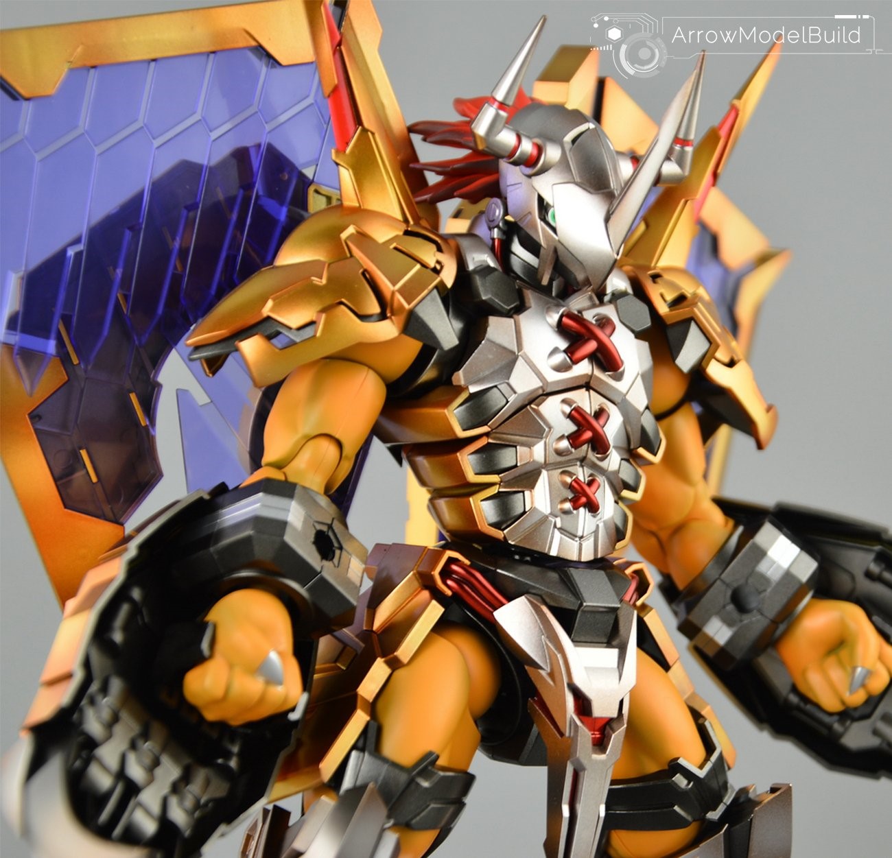 Picture of AeroModelBuild Wargreymon (Amplified) Special Metal Shaping Built & Painted Model Kit