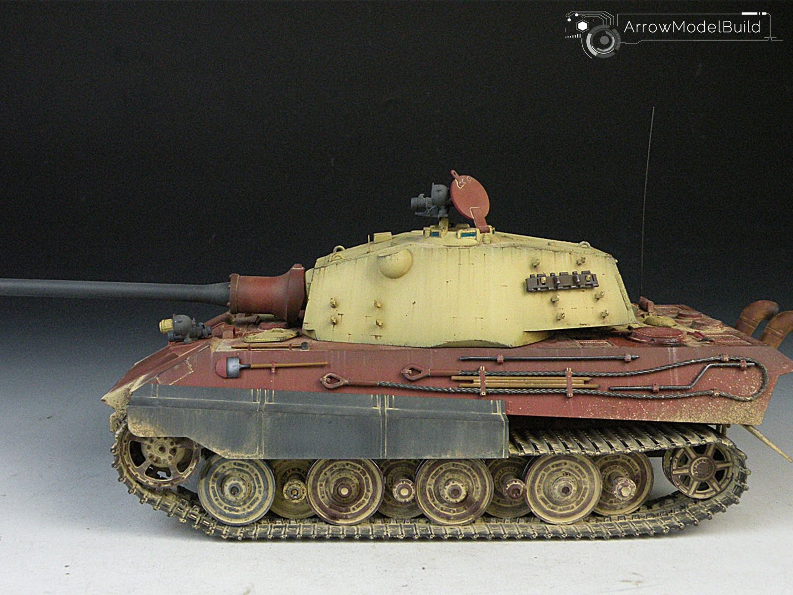 Picture of AeroModelBuild E75 Panther Tank Built & Painted 1/35 Model Kit