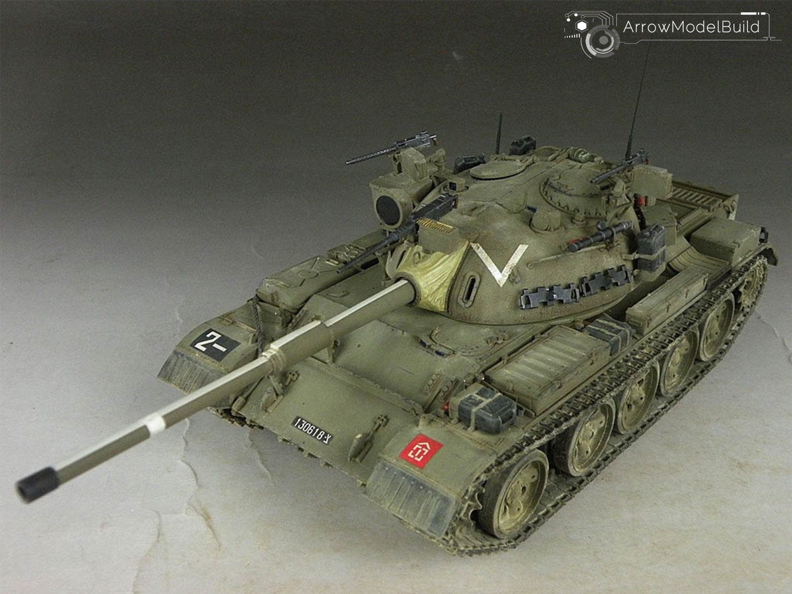 Picture of AeroModelBuild M10 Tank Destroyer Built & Painted 1/35 Model Kit