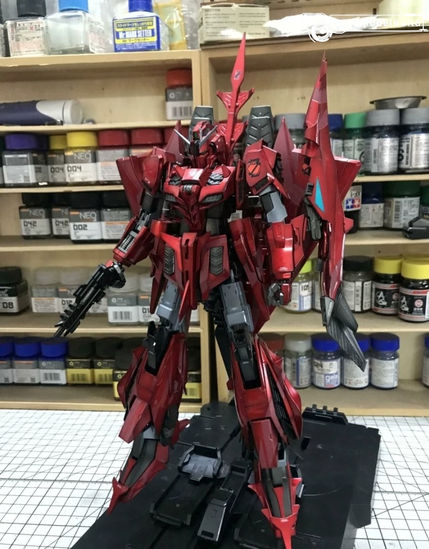 Picture of AeroModelBuild Z Gundam III P2 Type Red Zeta (Metallic Color) Built & Painted MG 1/100 Scale Model Kit, Picture 2
