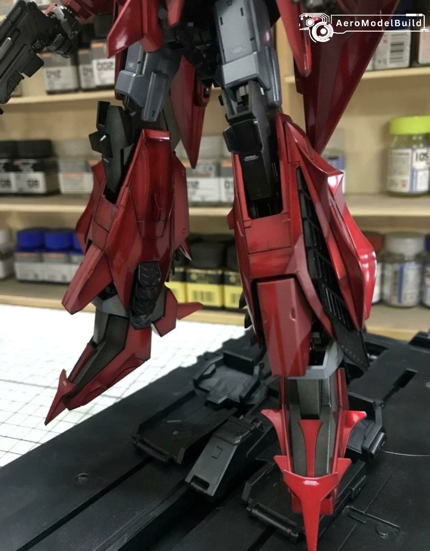 Picture of AeroModelBuild Z Gundam III P2 Type Red Zeta (Metallic Color) Built & Painted MG 1/100 Scale Model Kit, Picture 8