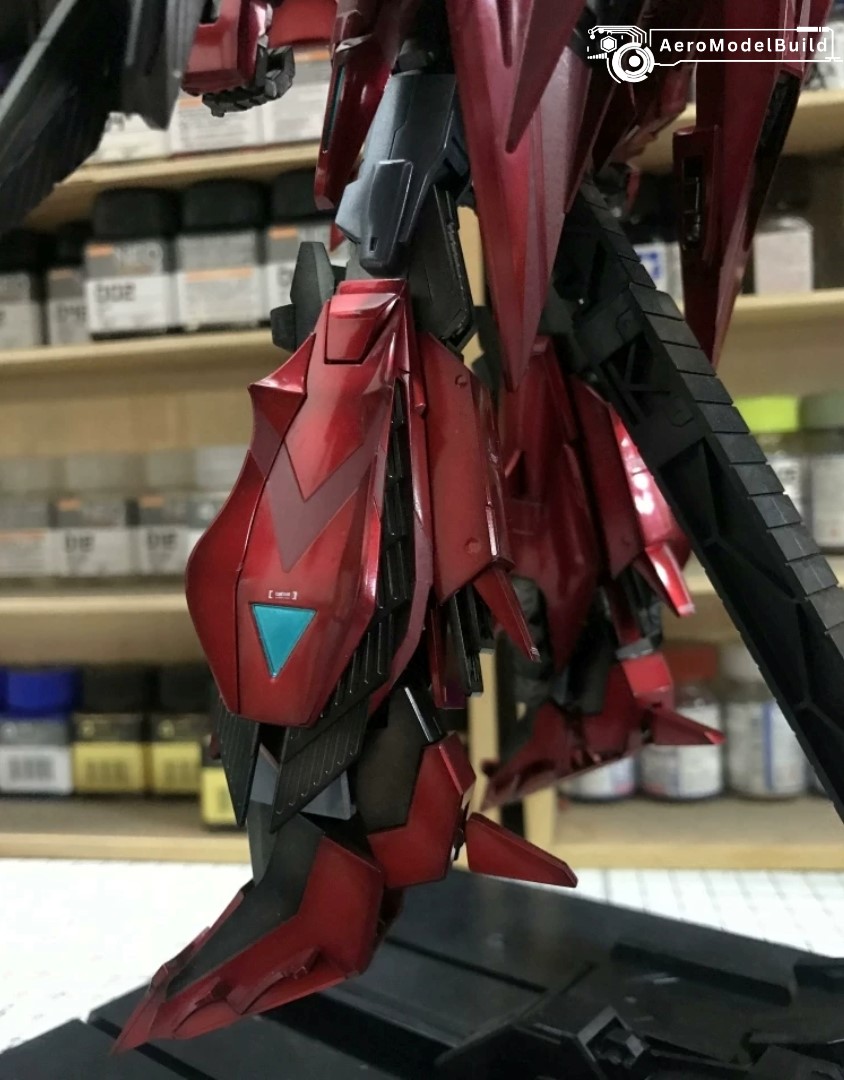 Picture of AeroModelBuild Z Gundam III P2 Type Red Zeta (Metallic Color) Built & Painted MG 1/100 Scale Model Kit, Picture 11