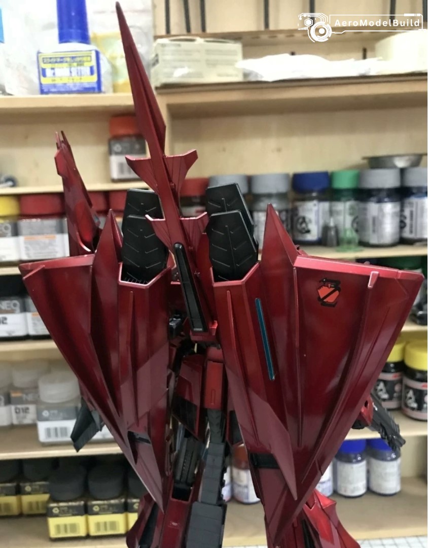 Picture of AeroModelBuild Z Gundam III P2 Type Red Zeta (Metallic Color) Built & Painted MG 1/100 Scale Model Kit, Picture 12