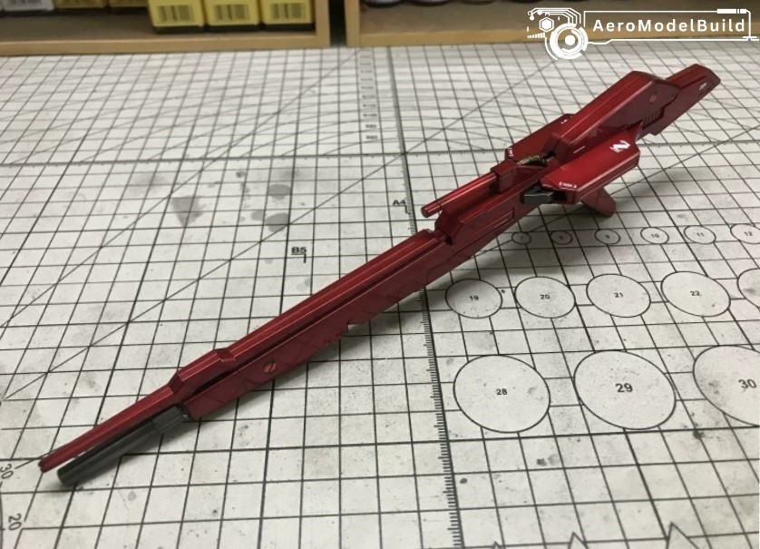 Picture of AeroModelBuild Z Gundam III P2 Type Red Zeta (Metallic Color) Built & Painted MG 1/100 Scale Model Kit, Picture 14