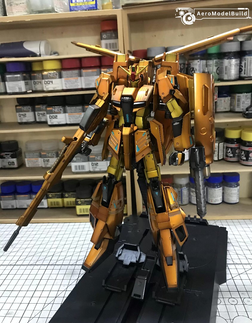 Picture of AeroModelBuild Z Gundam III 3B Type Gray (Metallic Color) Built & Painted MG 1/100 Scale Model Kit, Picture 2