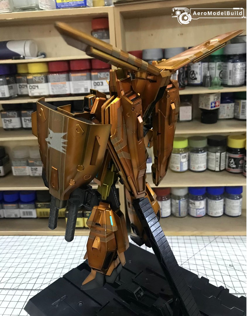 Picture of AeroModelBuild Z Gundam III 3B Type Gray (Metallic Color) Built & Painted MG 1/100 Scale Model Kit, Picture 3