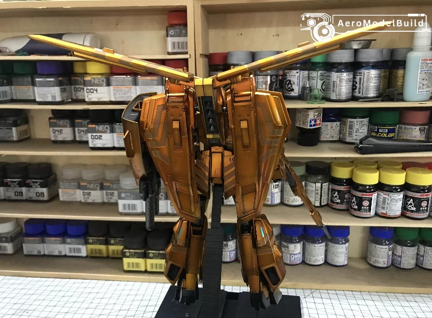 Picture of AeroModelBuild Z Gundam III 3B Type Gray (Metallic Color) Built & Painted MG 1/100 Scale Model Kit, Picture 4