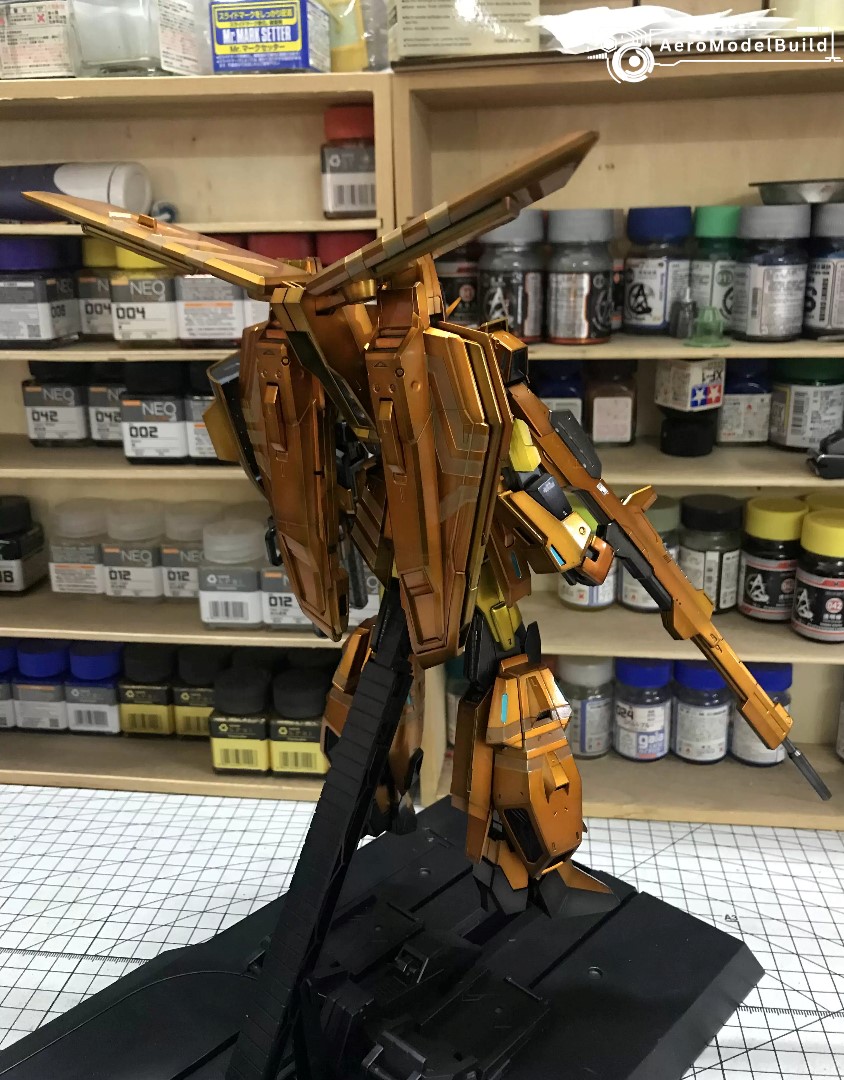 Picture of AeroModelBuild Z Gundam III 3B Type Gray (Metallic Color) Built & Painted MG 1/100 Scale Model Kit, Picture 5