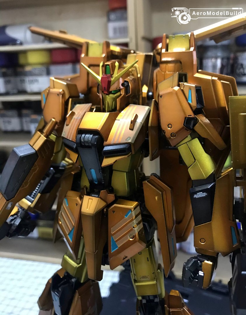 Picture of AeroModelBuild Z Gundam III 3B Type Gray (Metallic Color) Built & Painted MG 1/100 Scale Model Kit, Picture 7