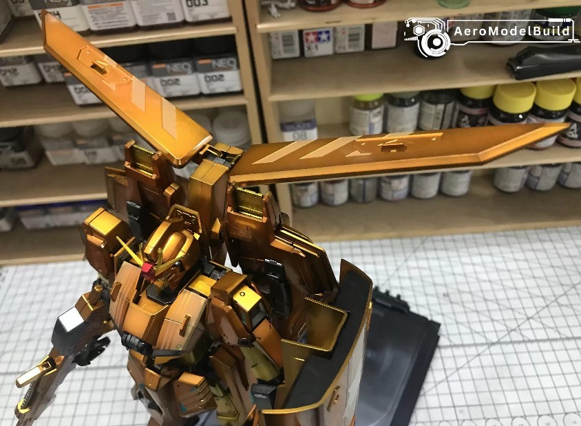 Picture of AeroModelBuild Z Gundam III 3B Type Gray (Metallic Color) Built & Painted MG 1/100 Scale Model Kit, Picture 11