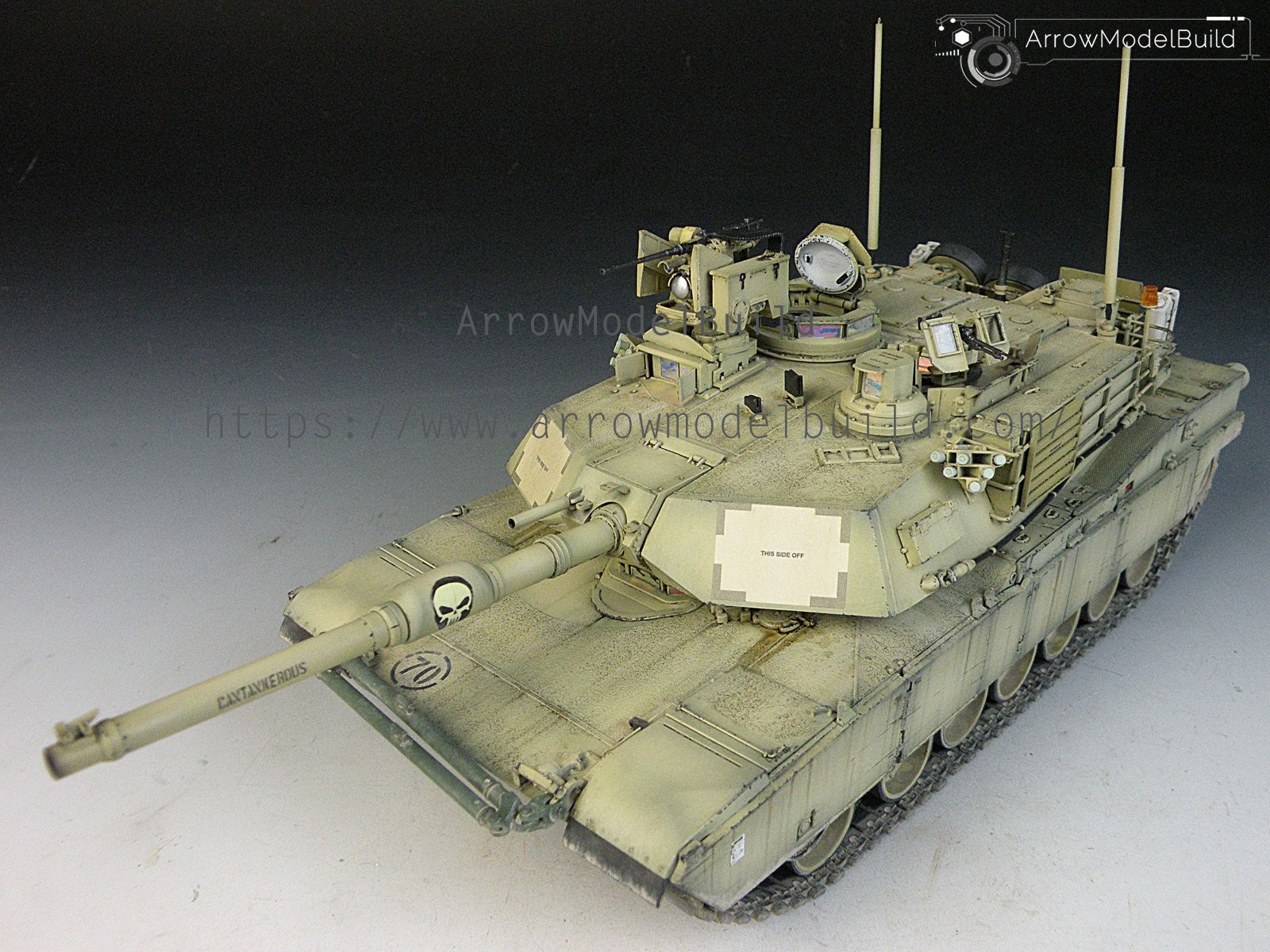 Picture of AeroModelBuild M1A2 SEP Main Battle Tank  Built & Painted 1/35 Model Kit