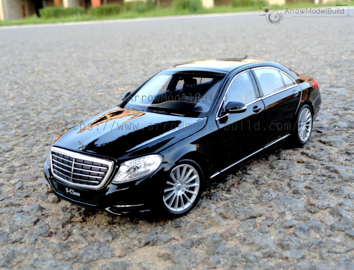 Picture of AeroModelBuild Mercedes-Benz S500 Custom Color (Black Original) Built & Painted 1/24 Model Kit