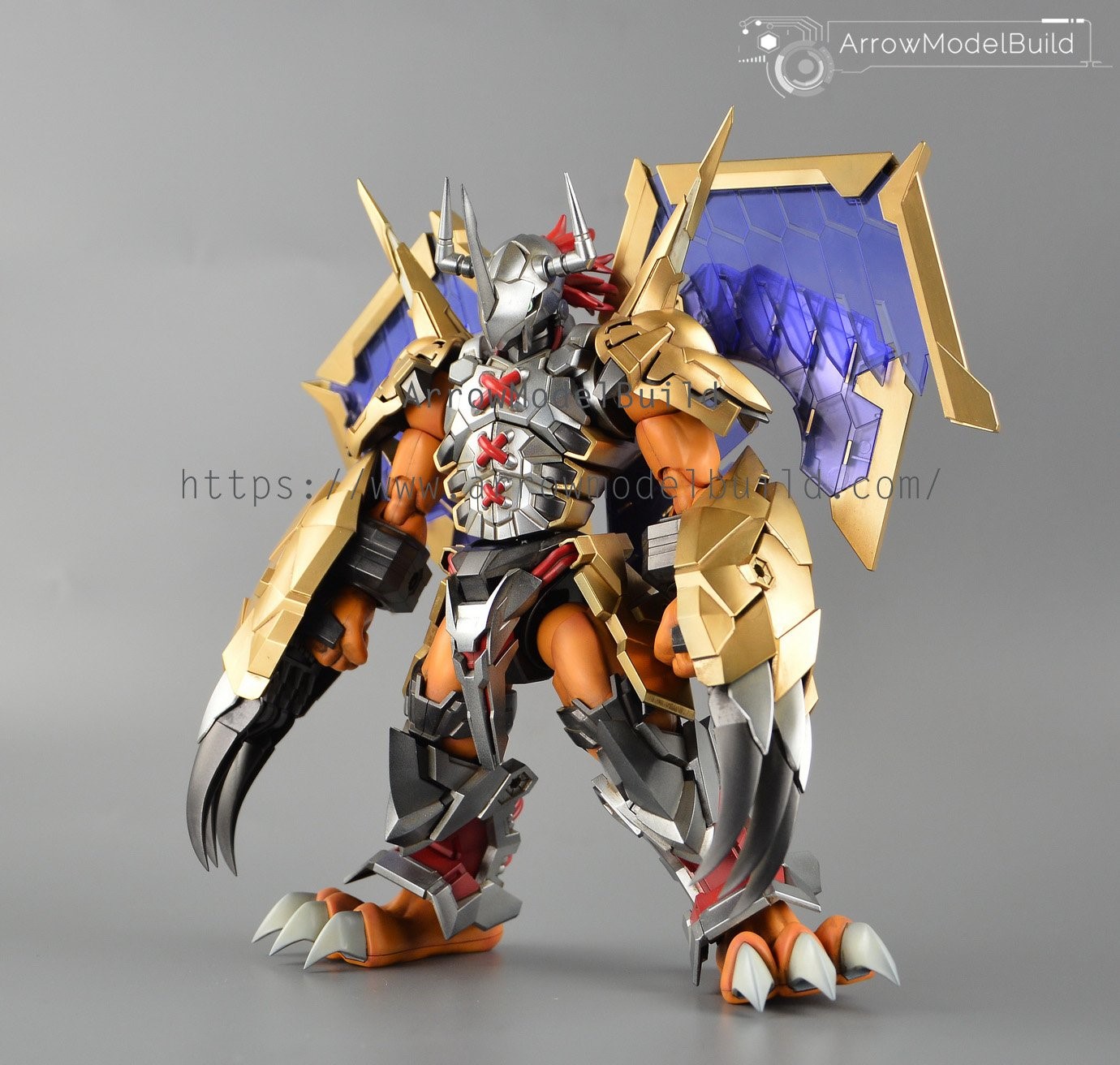Picture of AeroModelBuild Wargreymon (Amplified) Light Weathering Built & Painted Model Kit