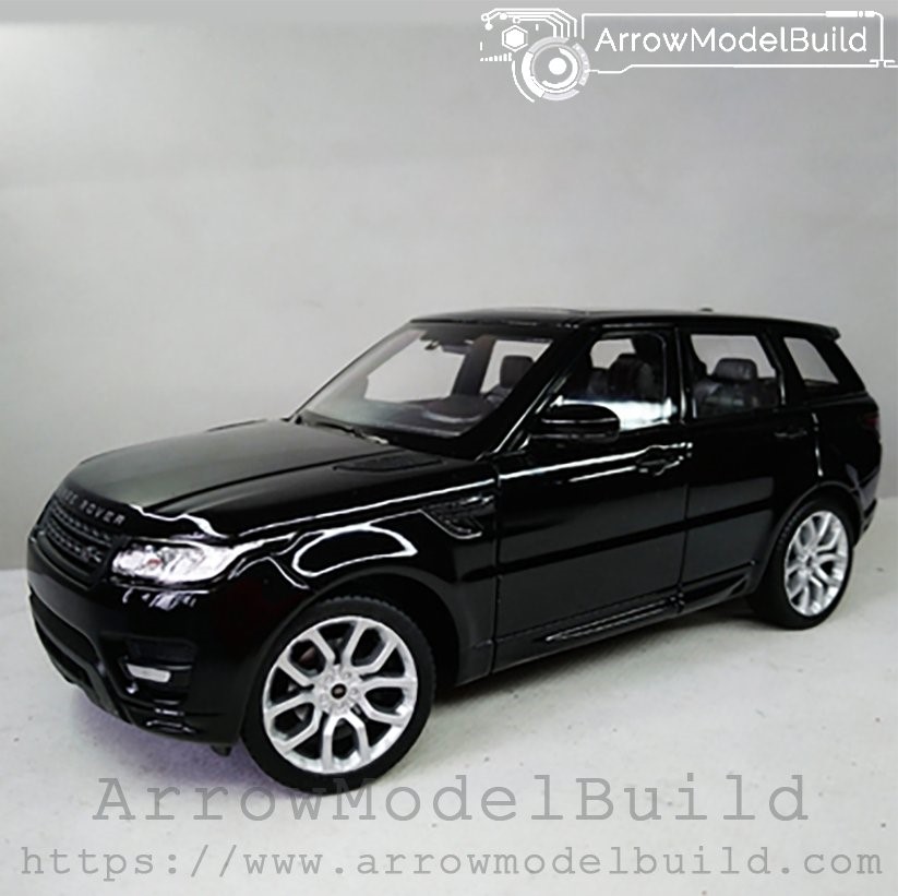 Picture of AeroModelBuild Land Rover Custom Color (Lanyun Bright Black) Built & Painted 1/24 Model Kit