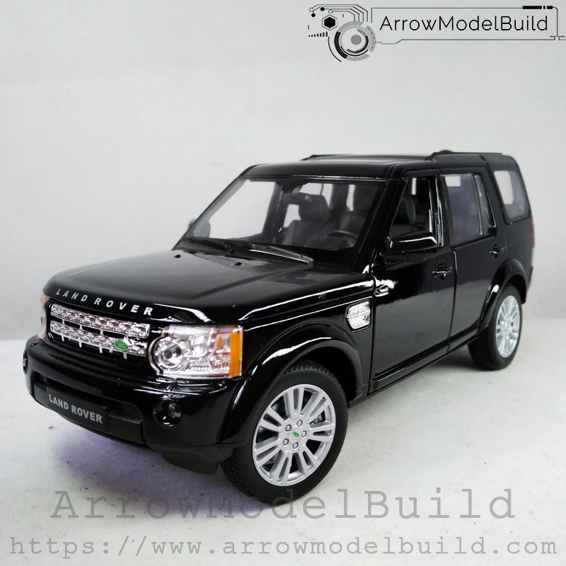 Picture of AeroModelBuild Land Rover Custom Color (4-Bright Black) Built & Painted 1/24 Model Kit