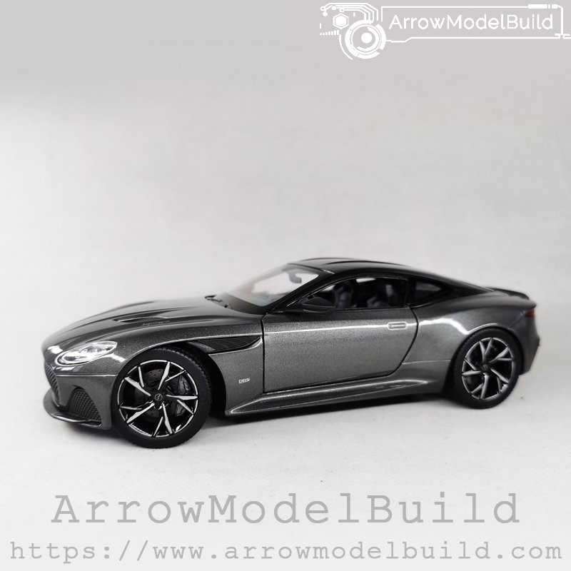 Picture of AeroModelBuild Aston Martin DBS Superleggera (Manhattan Grey) Wheels Refined Version Built & Painted 1/24 Model Kit