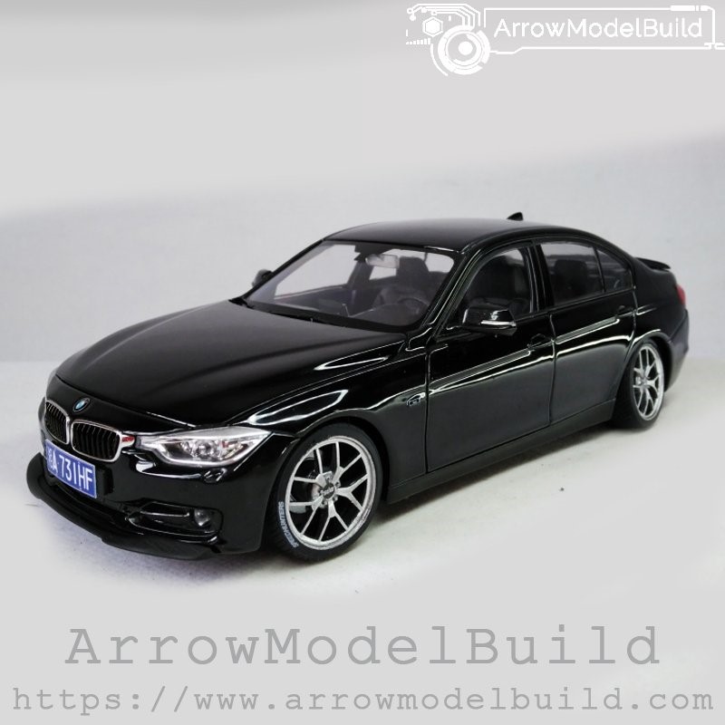 Picture of AeroModelBuild BMW 330i BBS SR (Yaoye Black) Low Profile Modification Built & Painted 1/24 Model Kit