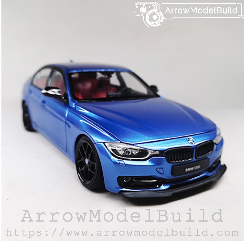 Picture of AeroModelBuild BMW 3 Series (Montreal Blue) Red and Black Interior Edition Built & Painted 1/24 Model Kit