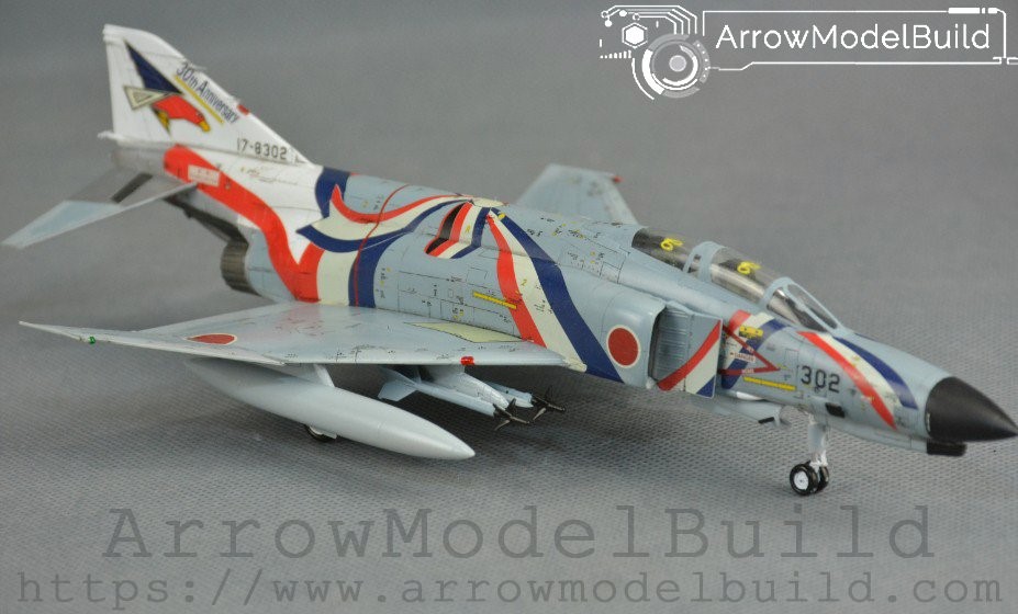 Picture of AeroModelBuild f-4ej Fighter jet Okinawa 2002 Nagaogawa Built & Painted 1/72 Model Kit