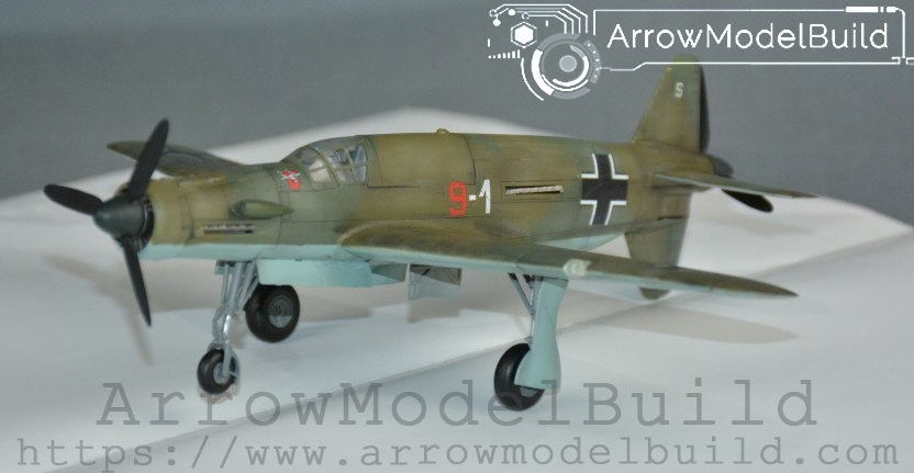 Picture of AeroModelBuild German Do-335a Fighter Jet Built & Painted 1/72 Model Kit