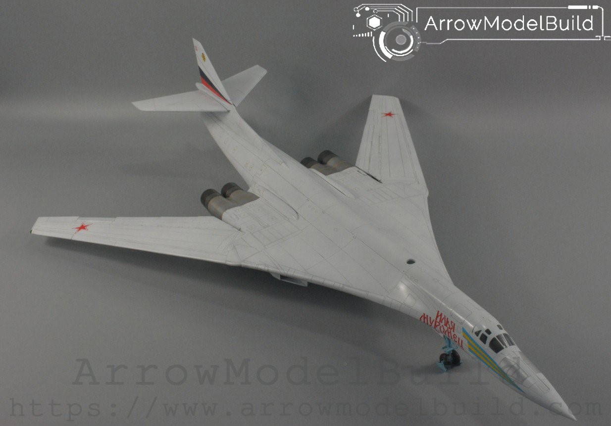 Picture of AeroModelBuild Russia Tu-160 Tu-160 Tu-160 Jolly Roger Bomber Built & Painted 1/72 Model Kit