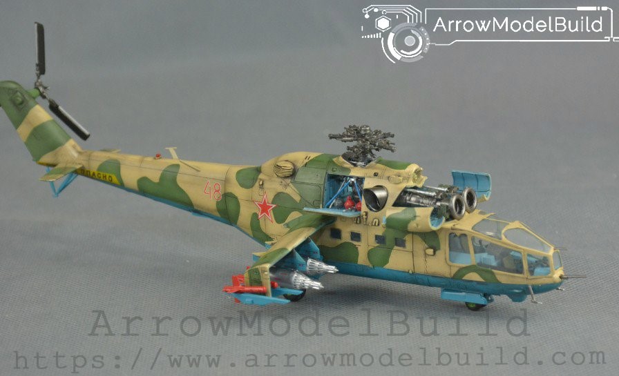 Picture of AeroModelBuild Mi-24a Mi-24a Built & Painted 1/72 Model Kit