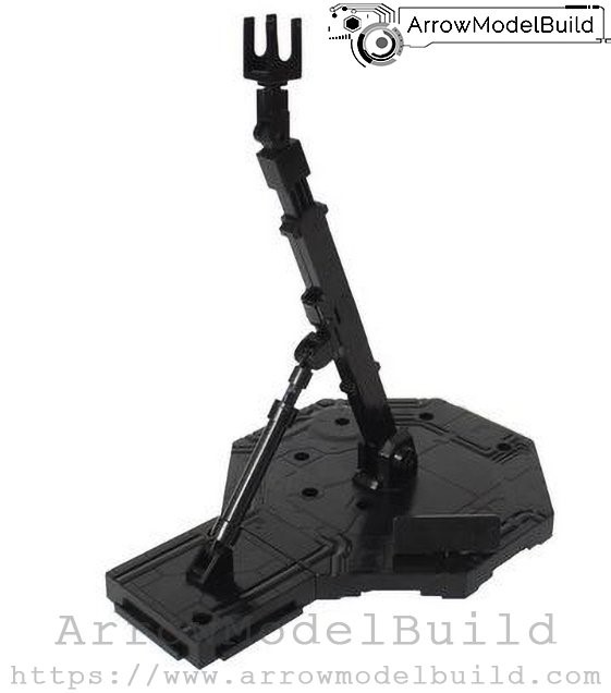 Picture of AeroModelBuild Carbon Black Universal Stand Built and Painted MG/HG/RG 1/100 1/144 Model Kit