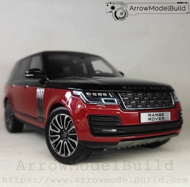 Picture of AeroModelBuild Land Range Rover SUV 2021 (Black and Red) Built & Painted 1/24 Model Kit