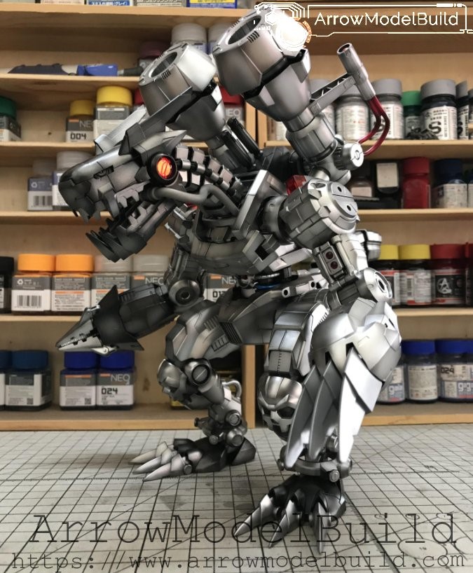 Picture of AeroModelBuild Digimon Machinedramon Built & Painted Model Kit