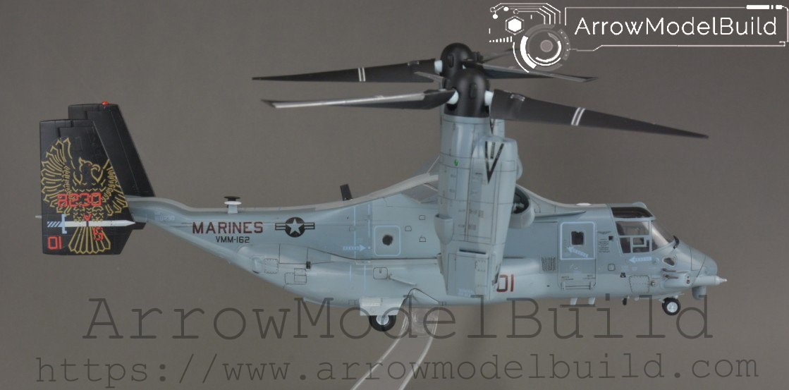 Picture of AeroModelBuild American MV-22 Osprey Tilt-rotor Transport Aircraft Built & Painted 1/72 Model Kit