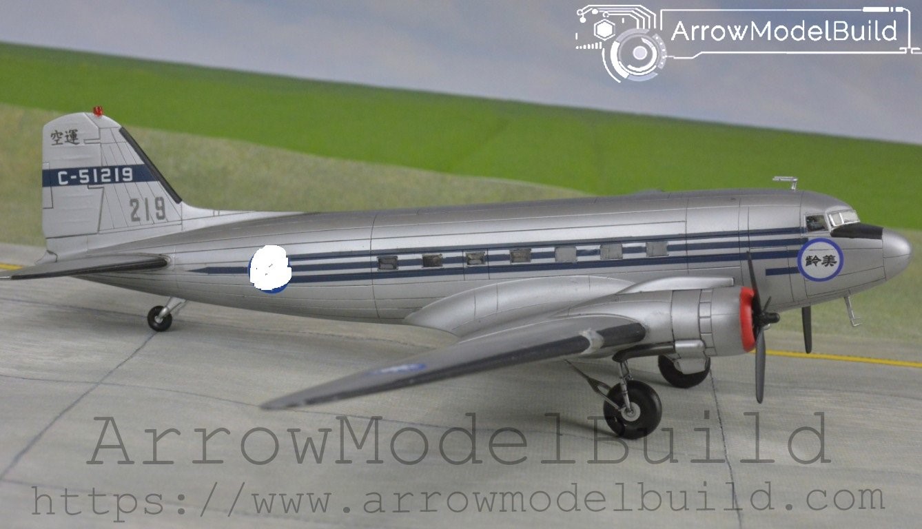 Picture of AeroModelBuild C-47 Meiling Transport Aircraft Built & Painted 1/72 Model Kit
