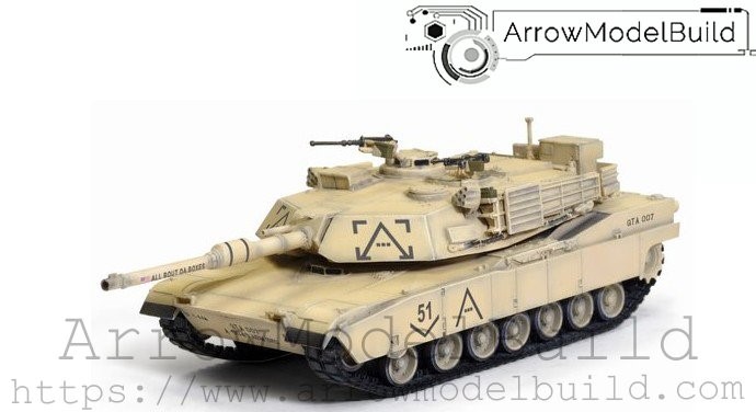 Picture of AeroModelBuild M1A1 Abrams Main Battle Tank Built & Painted 1/72 Model Kit