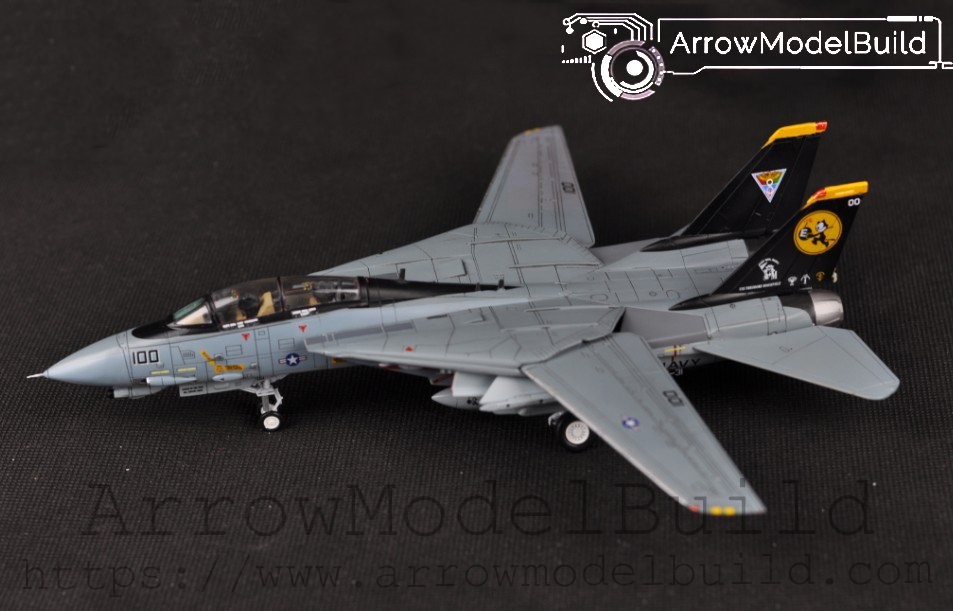 Picture of AeroModelBuild F-14 vf-31 Bombcat Final Cruise Built & Painted 1/72 Model Kit