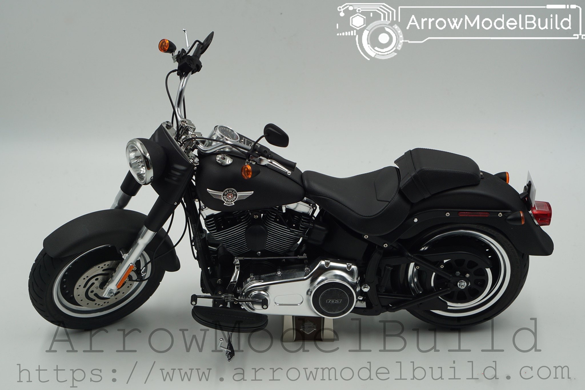Picture of AeroModelBuild Tamiya Harley-Davidson Built & Painted Model 1/6 Kit