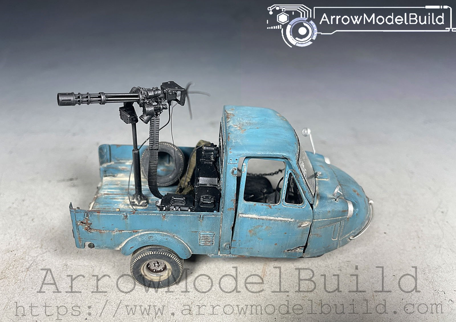 Picture of AeroModelBuild Combat Three-Wheel Jumper Built & Painted 1/35 Model Kit