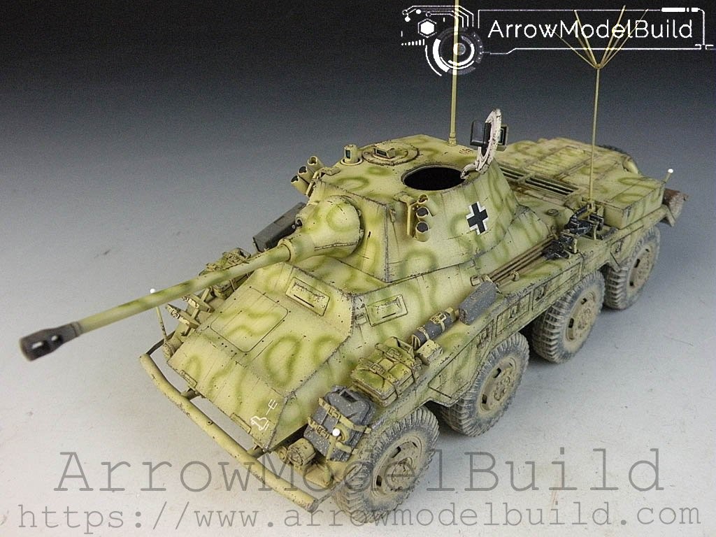 Picture of AeroModelBuild 234 8x8 Armored Car Built & Painted 1/35 Model Kit