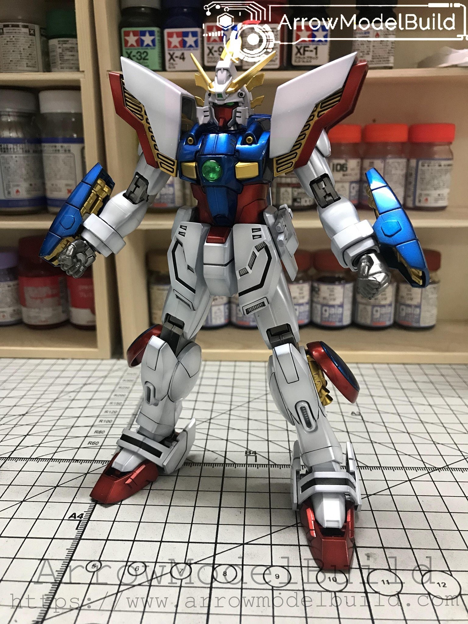 Picture of AeroModelBuild Flash Gundam Built & Painted MG 1/100 Model Kit