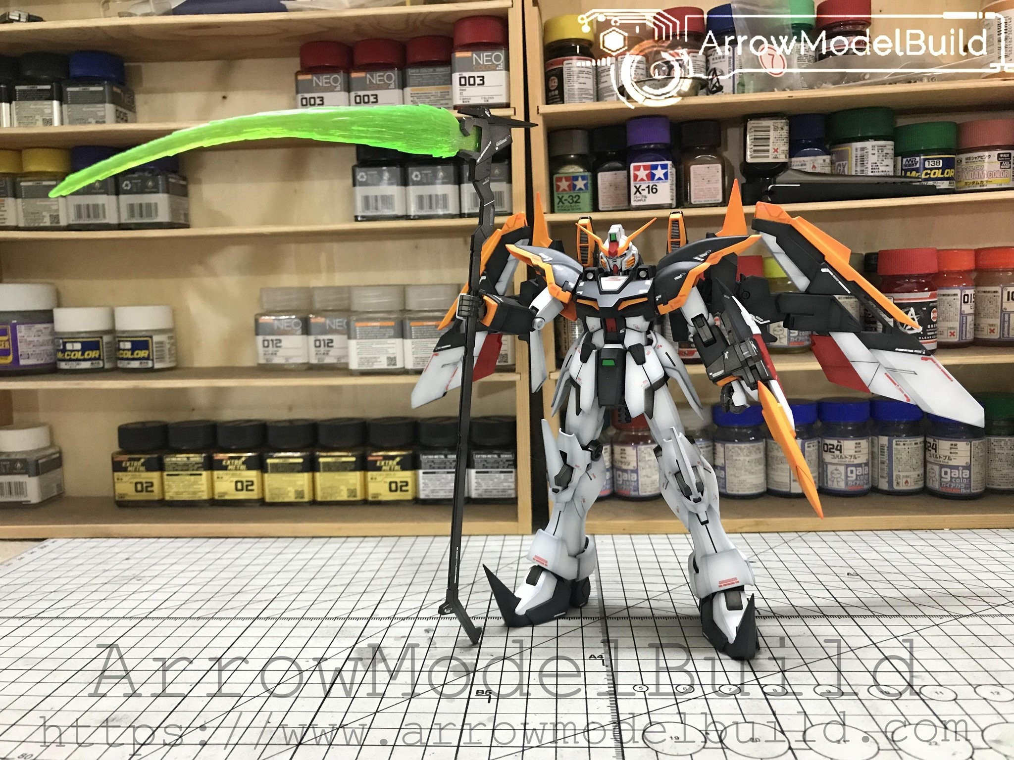 Picture of AeroModelBuild Deathscythe EW with Roussette Unit Gundam MG 1/100 Model Kit